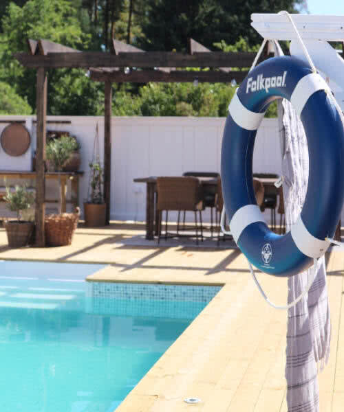Miljöbild pool från kund